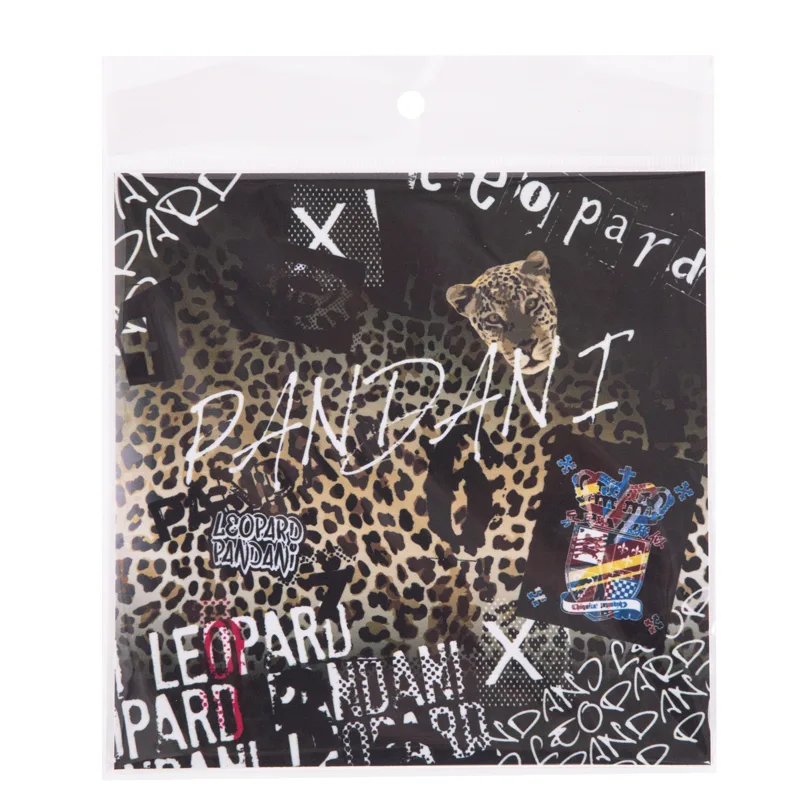 PANKY LEOPARD RUBBER SHEET/BLACK (image for) PANKY LEOPARD RUBBER SHEET/BLACK