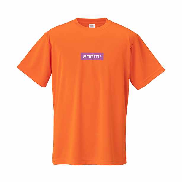 ANDRO NAPA T-SHIRT BX ORANGE/PURPLE (image for) ANDRO NAPA T-SHIRT BX ORANGE/PURPLE