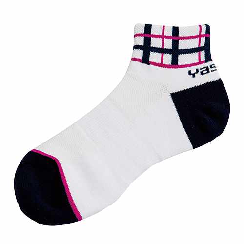 PLAID Y SOCKS NAVY/MAZENTA L (25-27cm) (image for) PLAID Y SOCKS NAVY/MAZENTA L (25-27cm)
