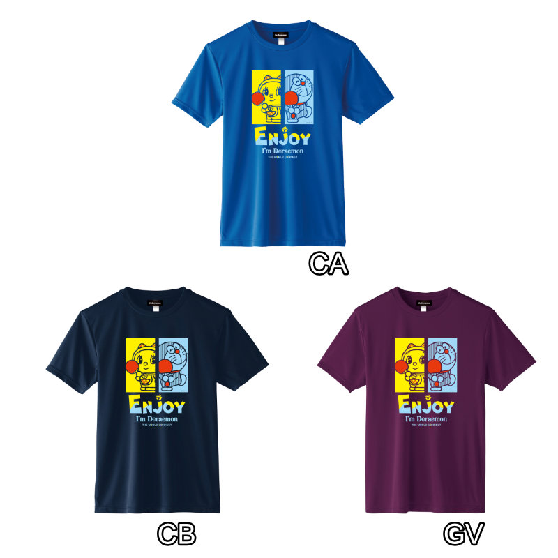 DONIC I'm DORAEMON TABLE TENNIS T-SHIRT F (image for) DONIC I'm DORAEMON TABLE TENNIS T-SHIRT F