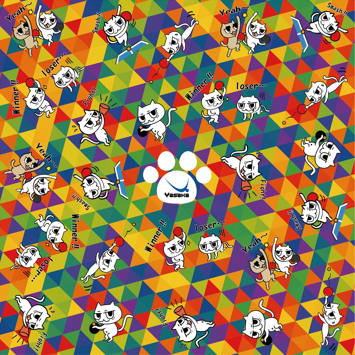 CAT COLOR SHEET TRIANGLE (image for) CAT COLOR SHEET TRIANGLE